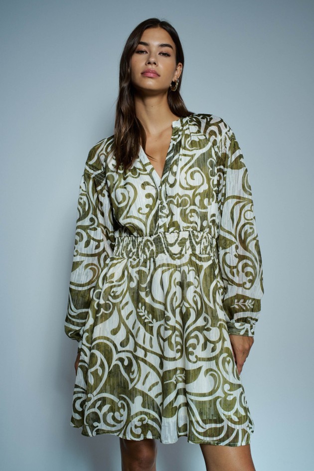 VESTIDO ESTAMPADO CURTO