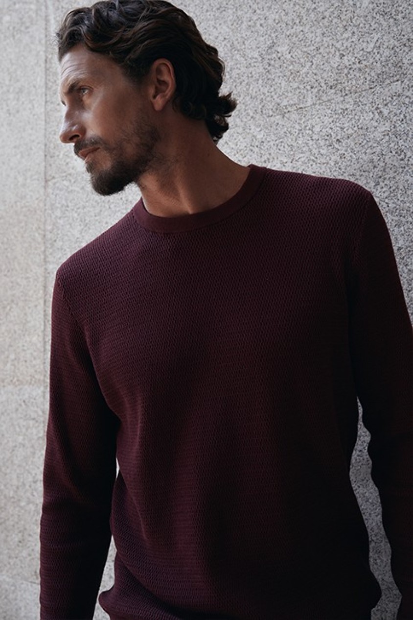 CAMISOLA DE MALHA TEXTURADA