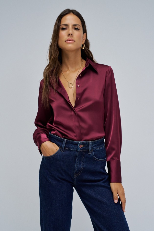 CAMISA ACETINADA